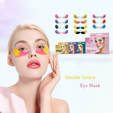 Mondsub Double Color Eye Mask (6 Pairs) – Hydrogel Under Eye Patches for Dark Circles, Puffiness, Wrinkles & Eye Bags – Black Truffle, Cherry Blossom, Lavender, Seaweed, Tremella, Carnosine